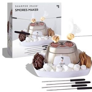 New Electric Flameless S’mores Maker & Serving Tray Indoors $80 Gift 🎁